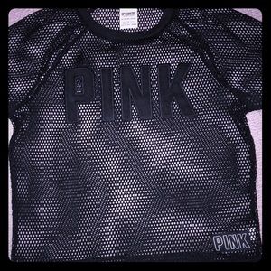 Pink see through tee